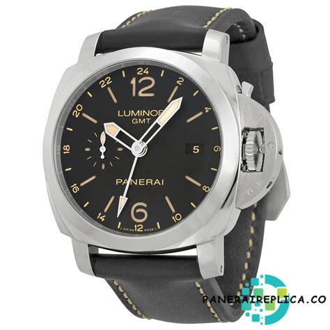 Authentic Panerai Monte Carlo Calf Rugby Black Leather